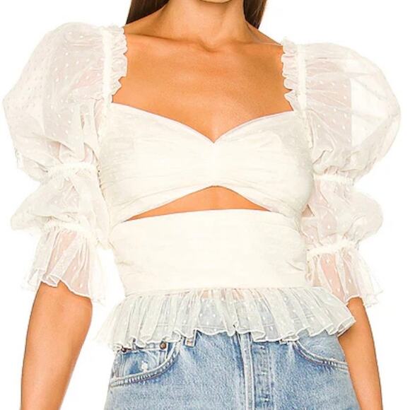 LPA Dolores Top Ivory size Small - Picture 1 of 5